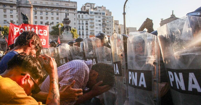 BULLRICH DEFENDIÓ LA REPRESIÓN FRENTE AL CONGRESO