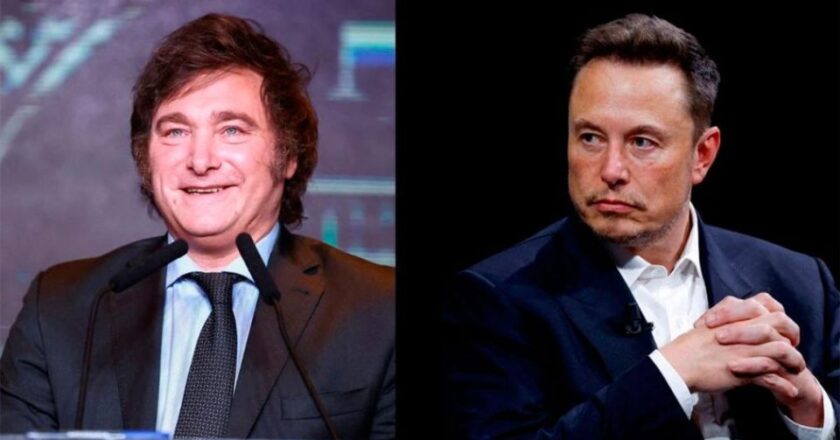  Javier Milei se reúne con Elon Musk en la fábrica de Tesla