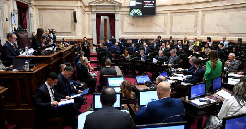 La ley bases debutó en el Senado a puro tropezón