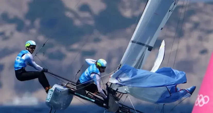 Argentina sumó otra medalla: la dupla Eugenia Bosco-Mateo Majdalani ganó la de plata en vela
