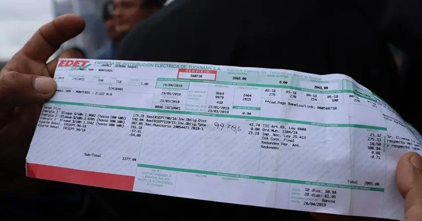 EDET: aumentos de hasta 300% en la electricidad