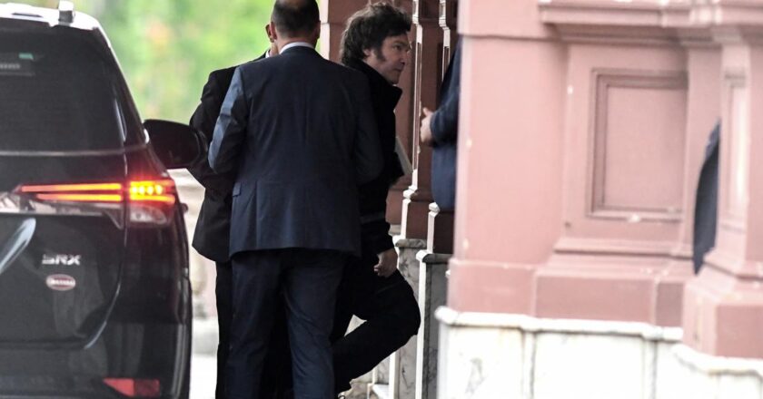 Fin de vacaciones: Milei volvió a la Casa Rosada después de 18 días