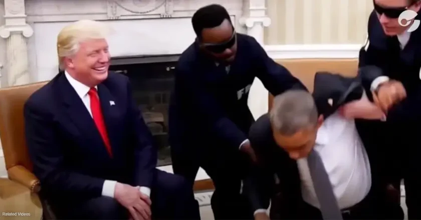 Donald Trump publicó un video falso de Barack Obama arrestado