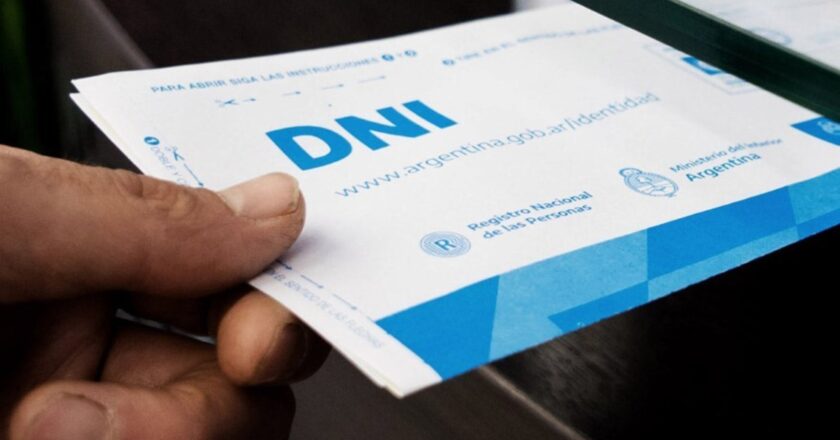 Operativo DNI en marcha