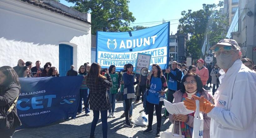 Docentes de la UNT inician un paro de una semana por reclamos salariales