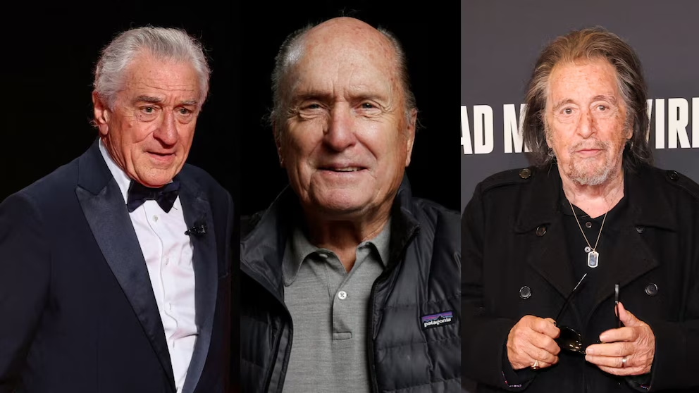Al Pacino y Robert De Niro homenajearon a Robert Duvall, una leyenda de El Padrino