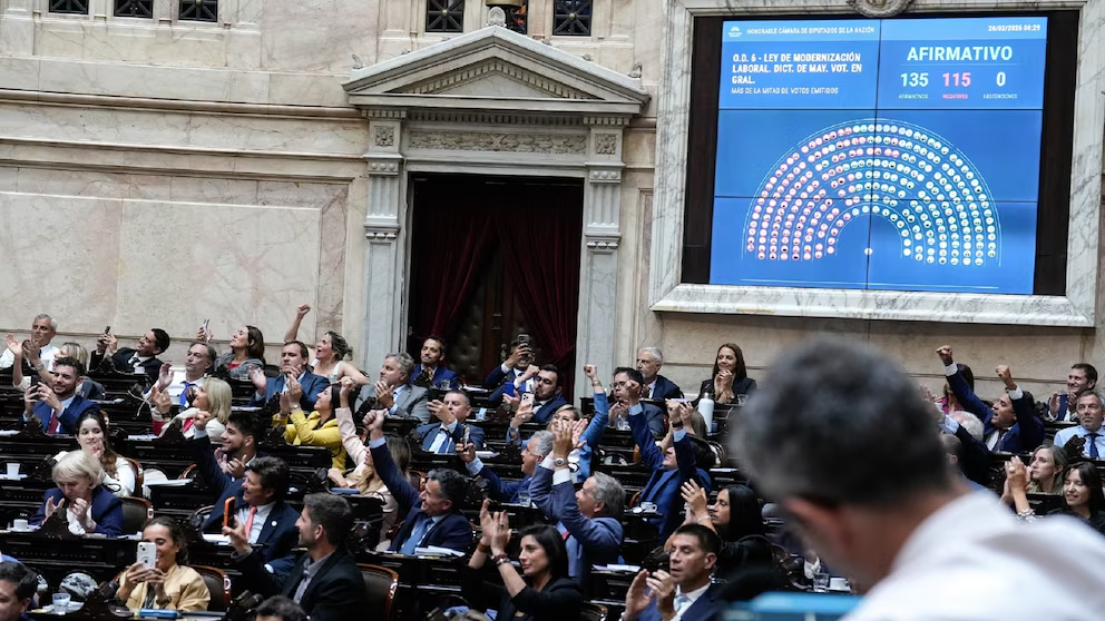 El oficialismo logra avanzar con la reforma laboral y elimina el artículo 44 en Diputados