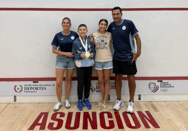 Tiziano Ischuk, de 10 años, brilló y se coronó campeón sudamericano de squash