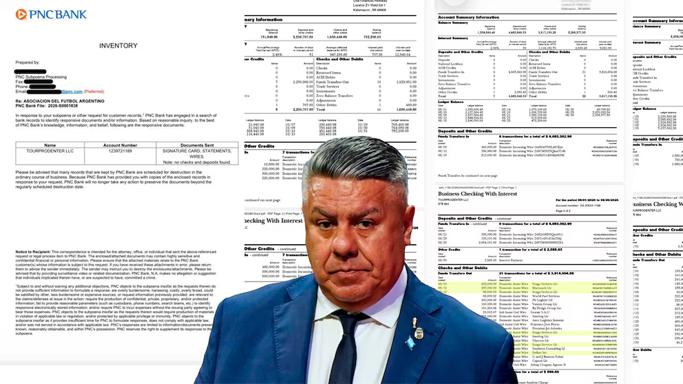 Cómo operaba la cuenta en Estados Unidos donde la AFA movió millones de dólares y transfirió más de 3 millones a empresas fantasmas